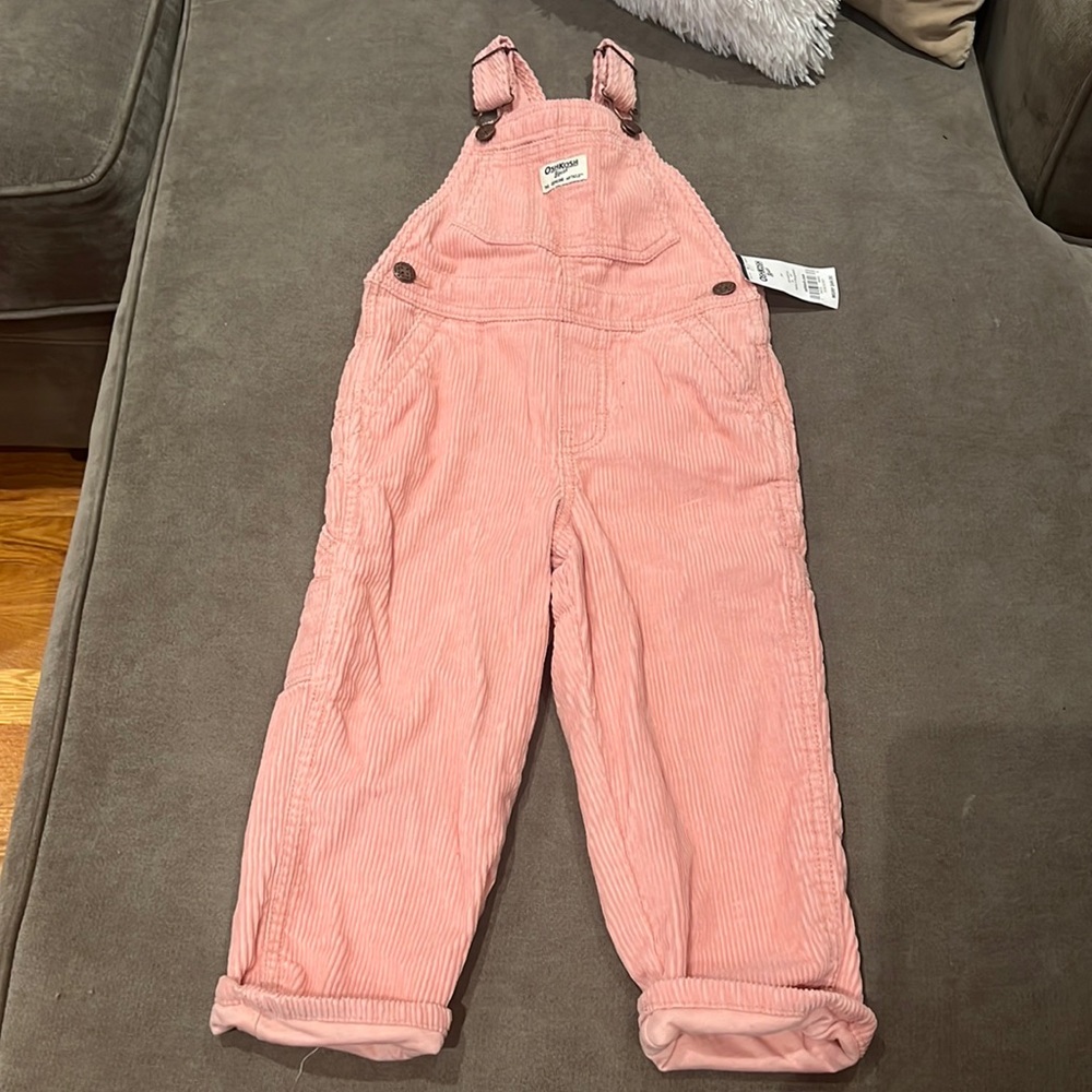 Corduroy Overralls in pink Size 3T - with tags
